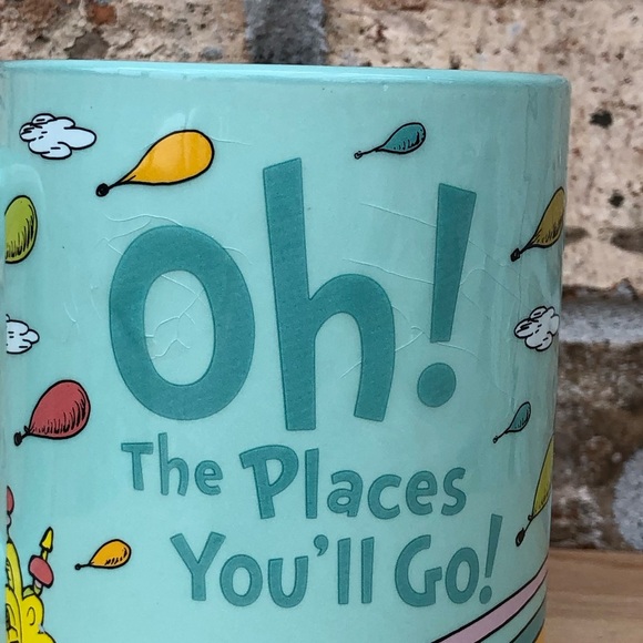 Dr Seuss Oh The Places You'll Go Ceramic Coffee Te Mug 16oz - Picture 10 of 11